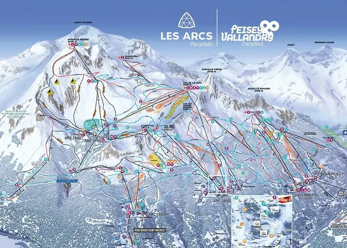 Arc 1800 Skis Aux Pieds 아파트